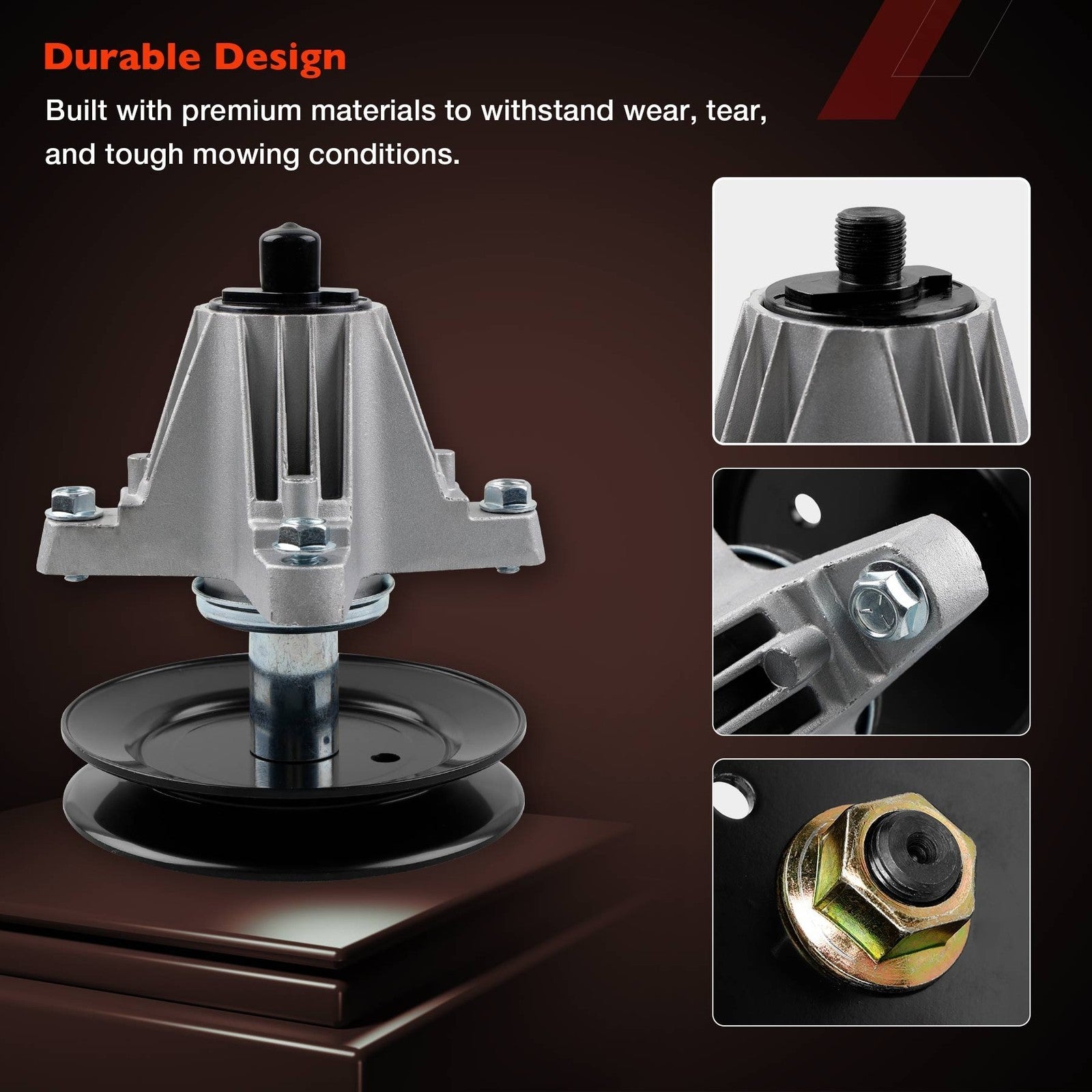 618P09236 Mower Deck Spindles for Cub Cadet XT1 ZT1 ZT2 Craftsman 54 Inch 2 Pack