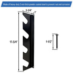 Garage Shed Tool Organizer Wall Mount Racks for Shovels and Rakes Steel 1 Set