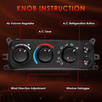 HVAC Control Module A C Heater Climate Panel for Dodge Ram 1500 2500 3500 01 05
