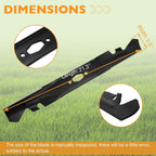 490 110 C202 21 Mower Mulching Blade Set for Cub Cadett XT1 XT2 LT42 2x