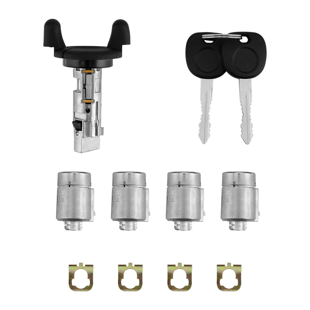 Ignition Switch Door Lock Cylinders With Keys For Chevy Express GMC Savana 01 07