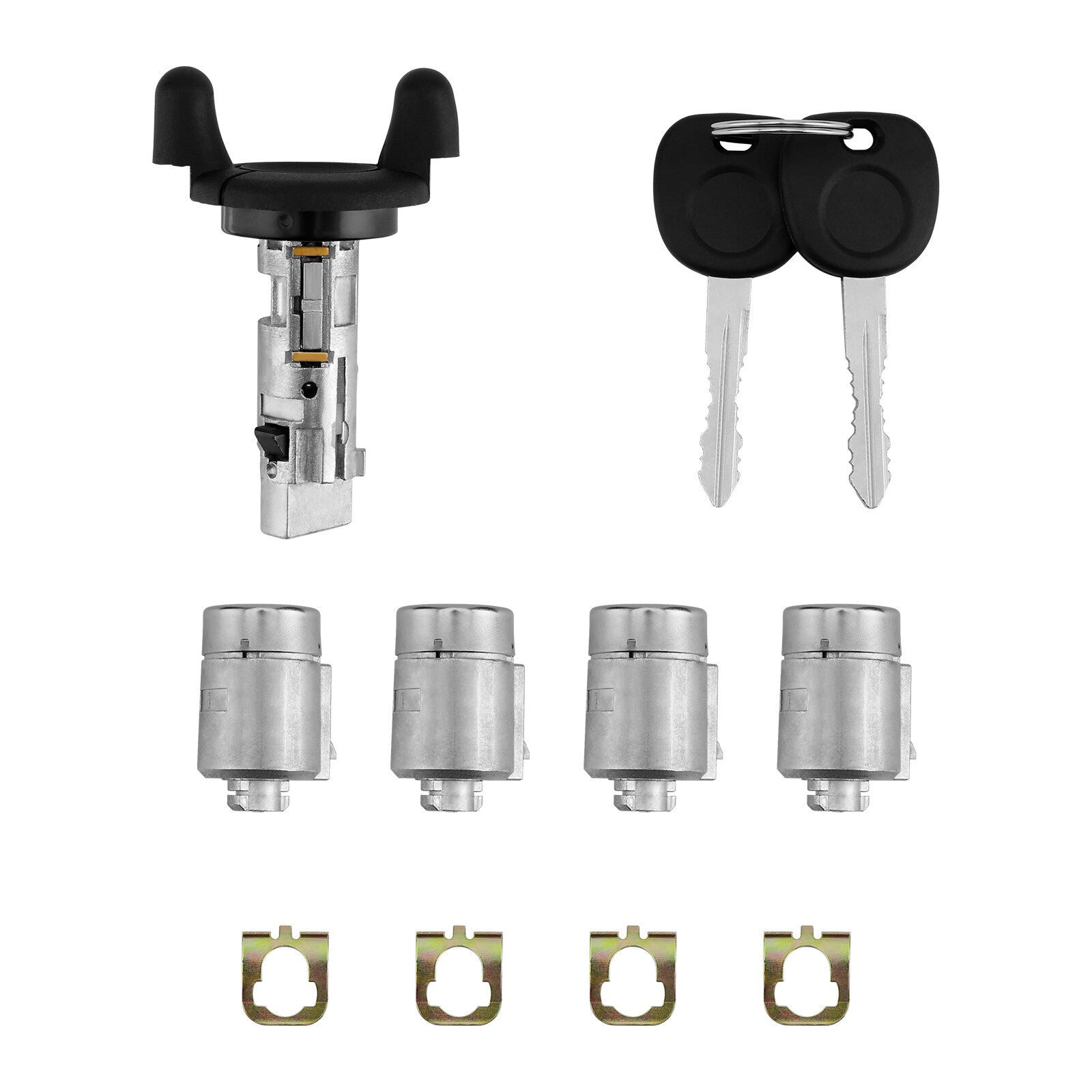 Ignition Switch Door Lock Cylinders With Keys For Chevy Express GMC Savana 01 07