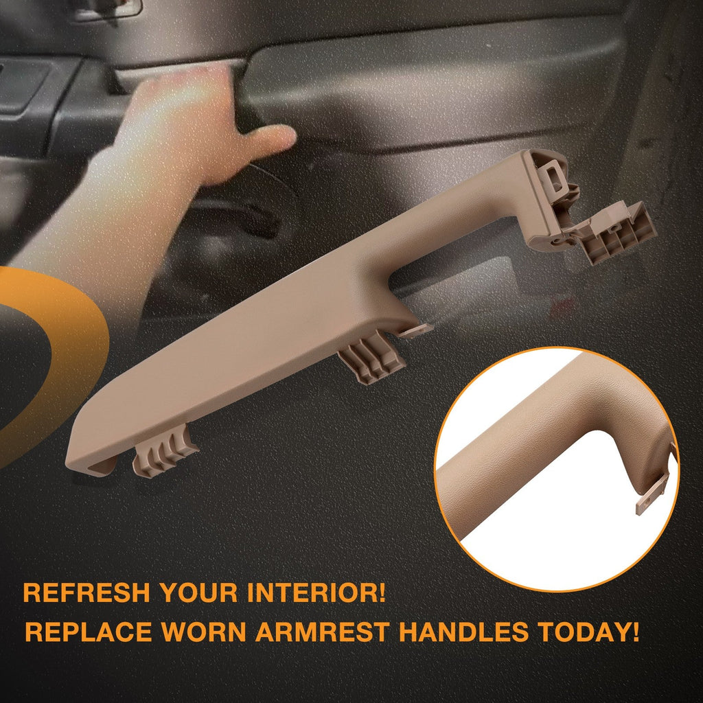 Beige Door Armrest Handle Driver Passenger Side for Chevy Suburban GMC 1999 2006