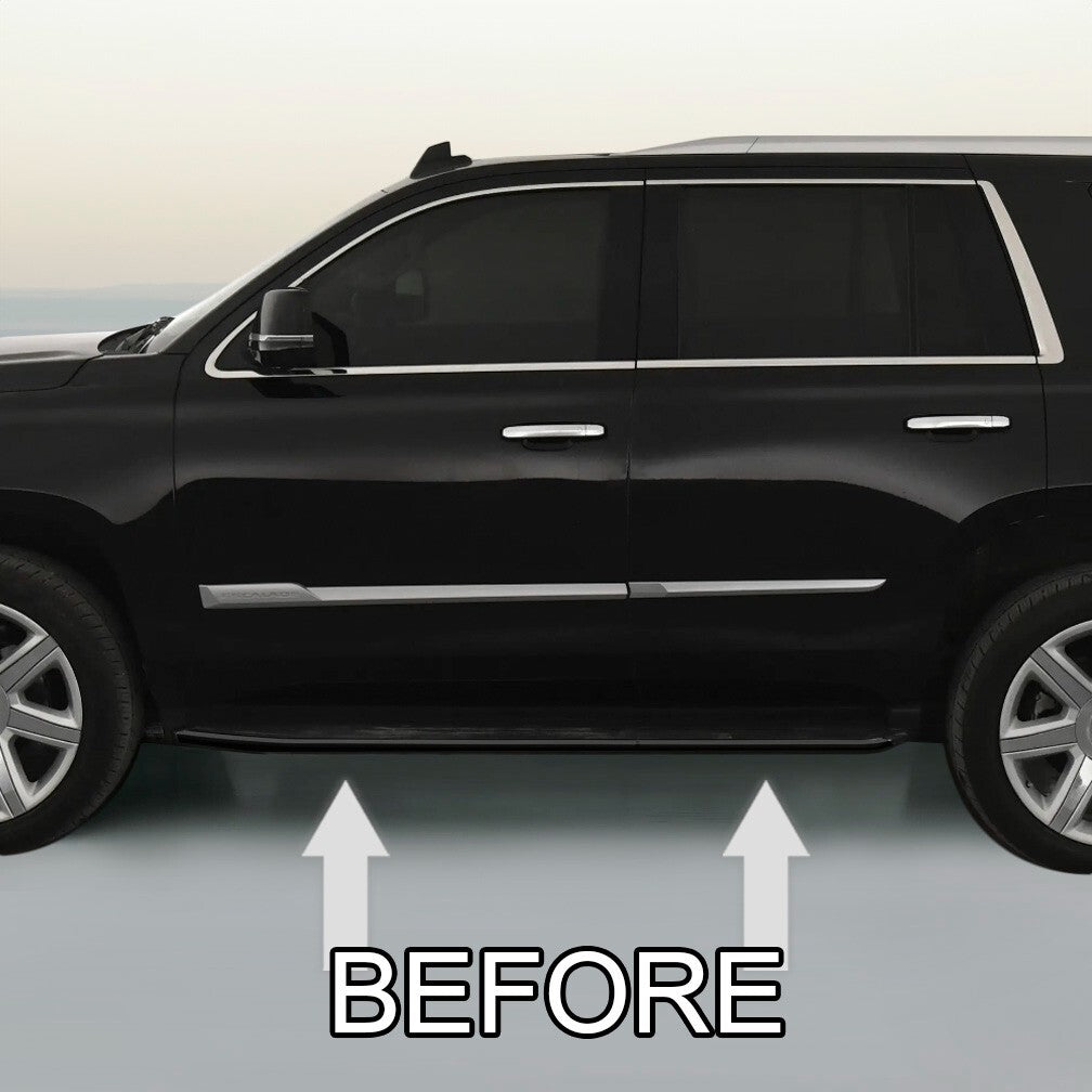 Chrome Running Board Trim Molding Package for 2015 2019 Cadillac Escalade