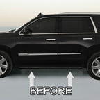Chrome Running Board Trim Molding Package for 2015 2019 Cadillac Escalade