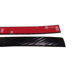 Black Carbon Fiber Wheel Well Fender Trim Molding DIY Kit