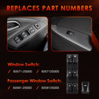 93571-2S000 Master Power Window Control Switch Kit For 2010-2015 Hyundai Tucson
