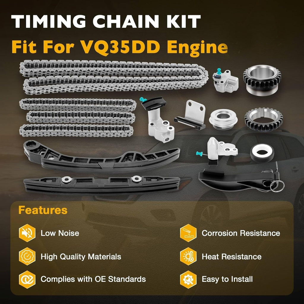 Timing Chain Kit for Nissan Pathfinder Infiniti QX60 2017 2024 3.5L V6 VQ35DD