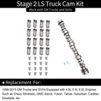 Stage 2 LS Truck Cam Kit For 1999 To 2013 Silverado Sierra 4.8L 5.3L 6.0L