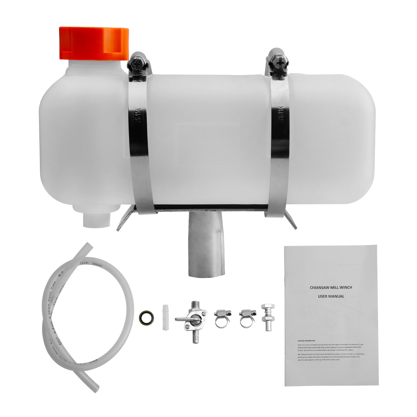 Auxiliary Oiler Kit with Hose for Chainsaw Milling Attachment Cut Sawmill Lumber