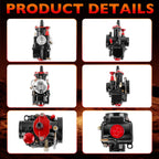 PWK 24mm Racing Carburetor Kit for Dirt Bike ATV Scooter Pit Bike 50cc 70cc 80cc