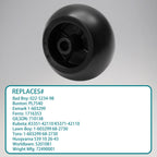 K535142110 Mower Deck Wheels Kit for Kubota Anti Scalp Wheel K537142110 6Pcs