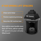 52440 4 Inch Universal Air Lift Spring Spacers Kit For Most Air Spring Lift Kits