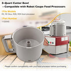 112204S Cutter Bowl for Robot Coupe R2 R2B R2 Dice Food Processor