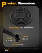 22766400 Weatherstrip Seal for 2007 2014 Chevy GMC Silverado Sierra 1500 2PCS