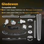 Timing Chain Kit for Nissan Pathfinder Infiniti QX60 2017 2024 3.5L V6 VQ35DD