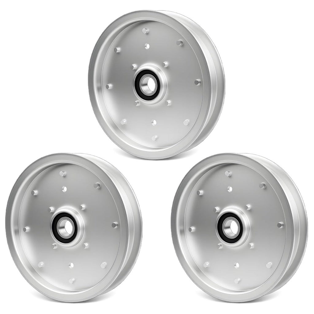 AUC10172 Mower Deck Flat Idler Pulley for John Deere Z540R ZTrak 15959 3 Pack