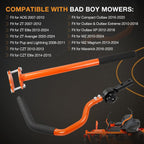 Adjustable Steering Arm Foot Pedal Assist Handle Kit For Bad Boy ZT MZ Mower
