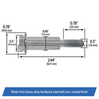 Wheel Axle Bolt Screw for John Deere Walk Behind Lawn Mowers M110801 2