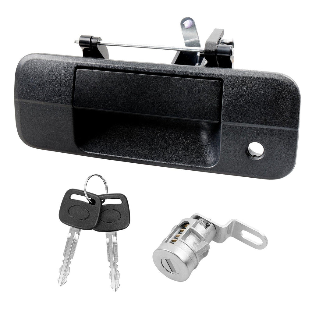 81213 Tailgate Handle Latch with Lock Cylinder and Key for 07-13 Toyota Tundra