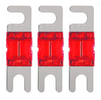 Mini ANL Fuse 125A 125 Amp AFS for Auto Marine Stereo Audio 3 Pack