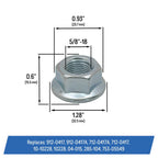 Spindle Blade Hex Nuts for MTD Cub Cadet Mower 912-0417 A 712-0417 3 Pack