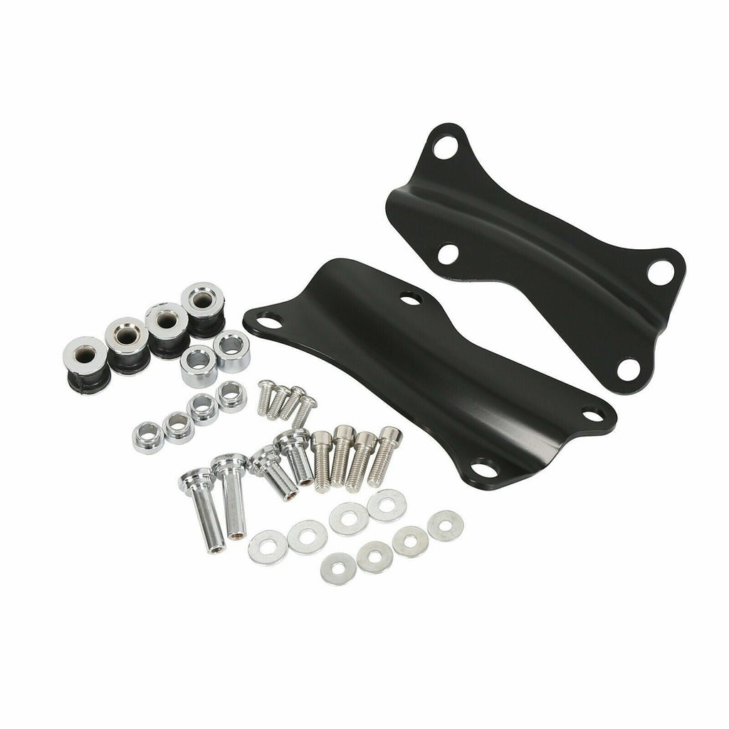 Black Docking Hardware Kit 4 Point for Harley Davidson Touring 2014 2026 2023
