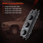 HVAC Control Module A C Heater Climate Panel for Dodge Ram 1500 2500 3500 01 05