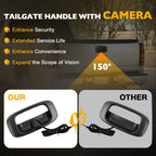 Upgrade Metal Tailgate Handle Backup Camera for Chevy Silverado GMC Sierra 1999 2007