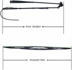7251263 7251264 Windshield Wiper Arm and Blade Kit for Bobcat S740 S750 S770 S850