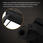 Right Side Muffler For Honda GX630 GX660 GX670 GX690 Engine Mower Generator