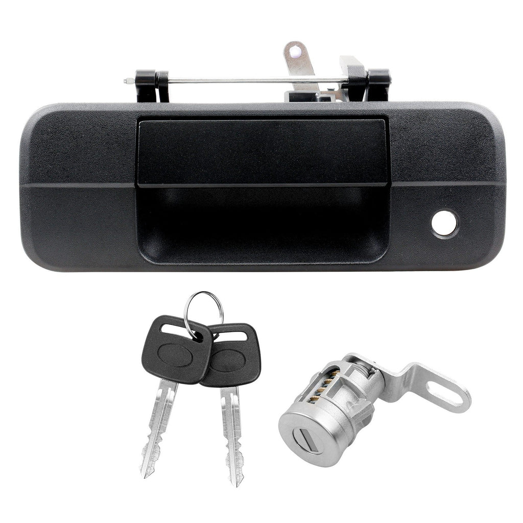 81213 Tailgate Handle Latch with Lock Cylinder and Key for 07-13 Toyota Tundra