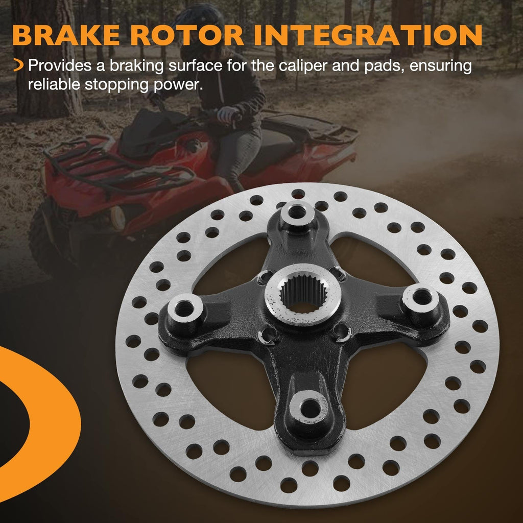 Front Rear Wheel Hub Rotor for Can-Am Outlander 450 500 570 650 800 2 Pack