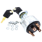 6 Terminal Ignition Switch W/ 2 key Fits Caterpillar Cat 3046 3066