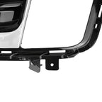 2Pcs Fog Light Cover for Ford Edge 2019-2024 Front Bumper Chrome Trim Bezel