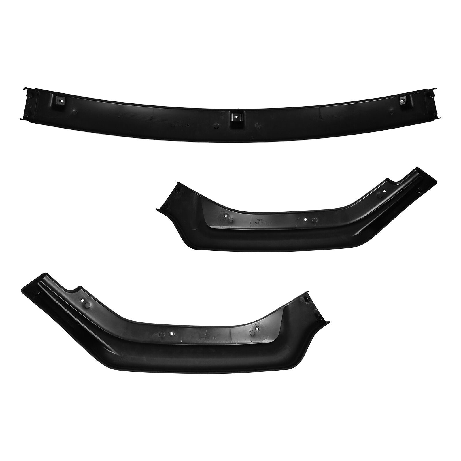 Glossy Black Front Bumper Lip Splitter Chin for 2018-2024 for Infiniti Q50