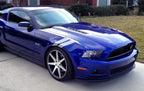 4 Inch Dual Fender Stripe Hash Mark Decal Graphic Kit for Ford Mustang