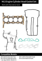 1.4 Turbo Head Gasket Kit w/ Bolts for 11-16 Chevy Cruze Trax Buick Encore