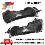 86811C2500 86812C2500 Front Fender Liner for Hyundai Sonata 2018-2019 LH RH