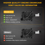 PCV Engine Crankcase Vent Valve Oil Separator for Audi A4 A5 A6 A7 A8 Q5 05 15