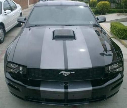 7 Inch Vinyl Rally Stripes Racing Stripe Decal Kit for Ford Mustang