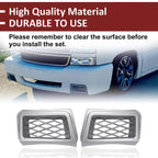Bumper Caliper Air Duct Left Right Pair for 2003-2007 Chevrolet Silverado SS-Style