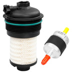 FD4627 Inline Diesel Fuel Filter Kit for Ford F 150 2018 2020 3.0L Engines