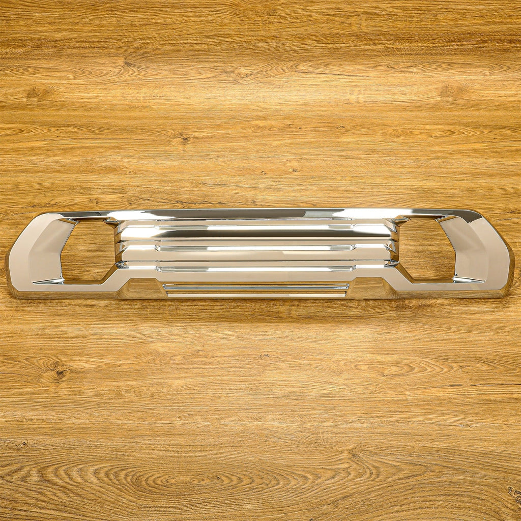 Front Lower Bumper Filler Grille Plate Chrome for 19 21 22 GMC Sierra 1500