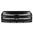 King Ranch Style Front Grille W/Camera Hole Matte Black For Ford F150 2015-2017