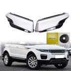 1 Pair Headlight Lens Cover Fits for Land Rover for Range Rover Evoque 2012