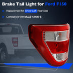Tail Light Brake for Ford F150 XLT 2021 2023 Halogen Upgrade Raptor Style 2PCS