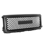 Front Upper Bumper Grille for GMC Sierra 1500 2014 2015 Matte Black Denali