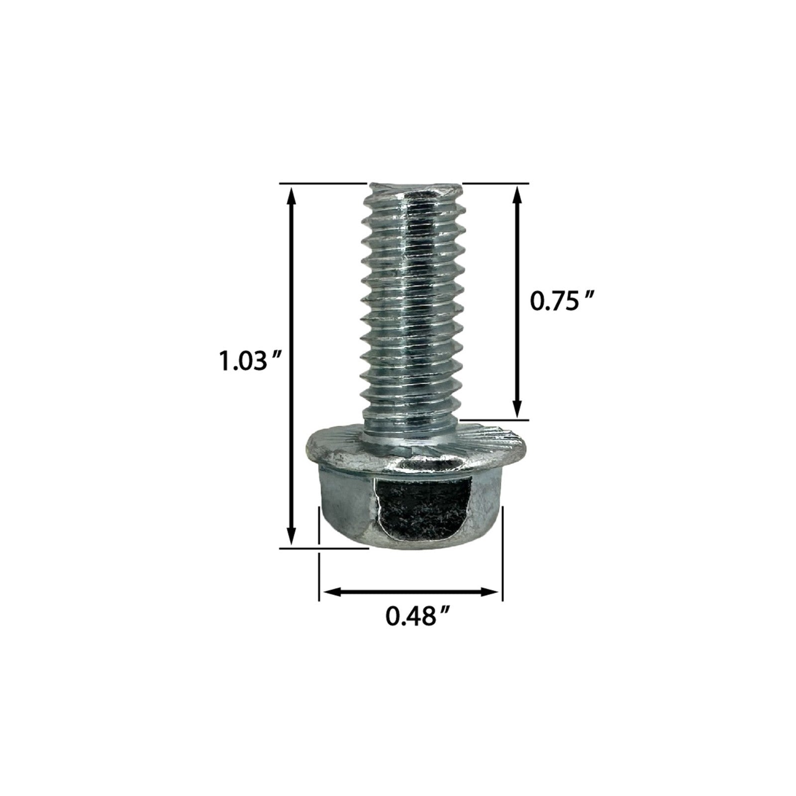710 1260A 04484 112 0395 Spindle Bolts for Cub Cadet MTD Troy Bilt Toro 10 Pack