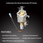 A041D736 Carburetor for Onan Cummins Generator Microquiet 4000 Watt 4KYFA26100